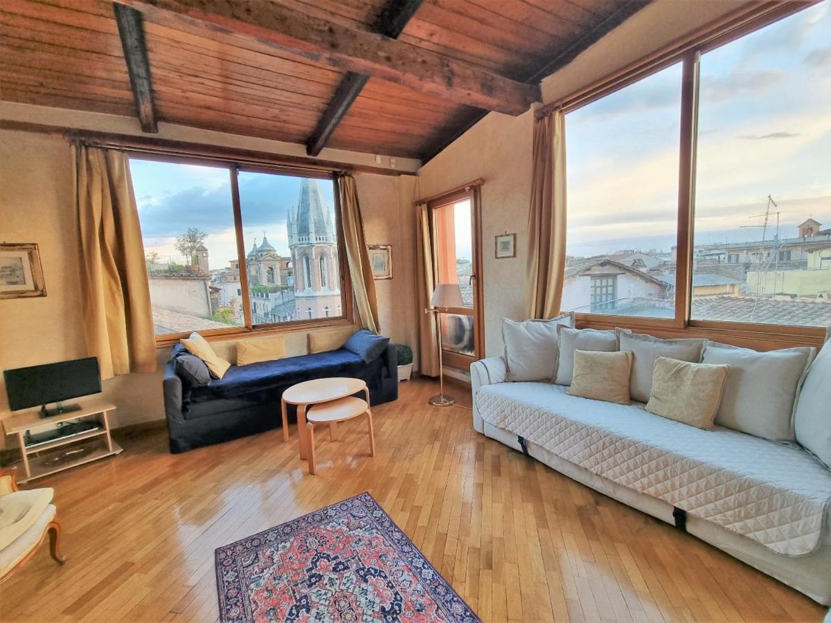 Amazing Panoramic Artist'S Loft Spanish Steps Řím Exteriér fotografie
